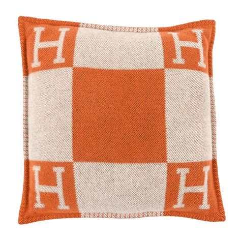 hermes cuscini|Hermes wool pillows.